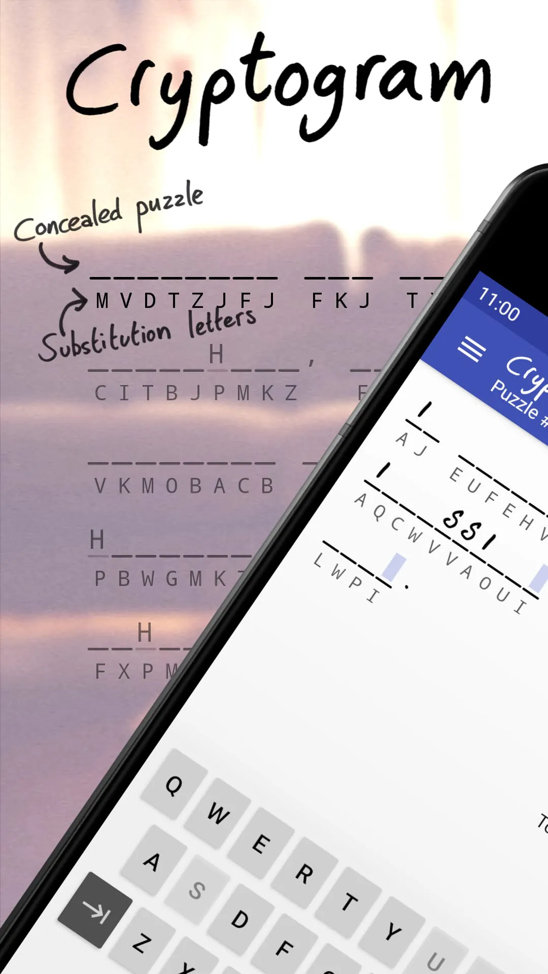 Cryptogram - puzzle quotes