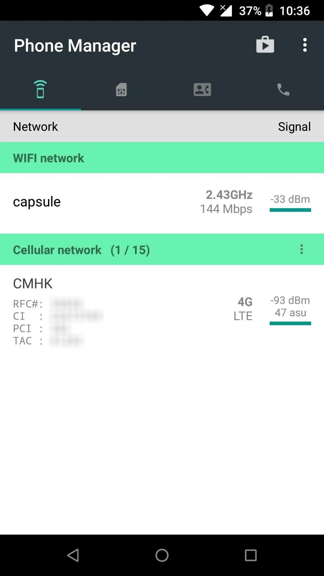 Phone Manager: Signal, phone u