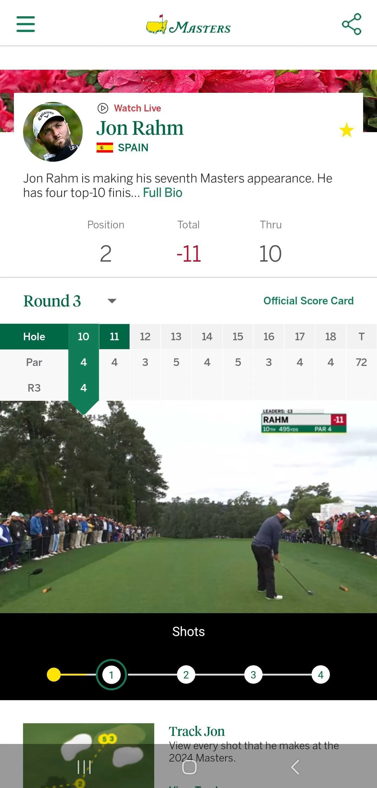 The Masters Golf Tournament