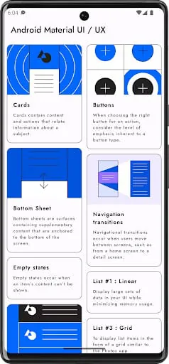 Android Material UI/UX