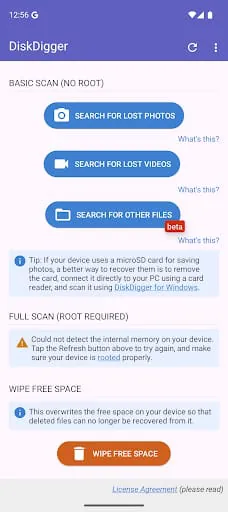 DiskDigger photo/file recovery