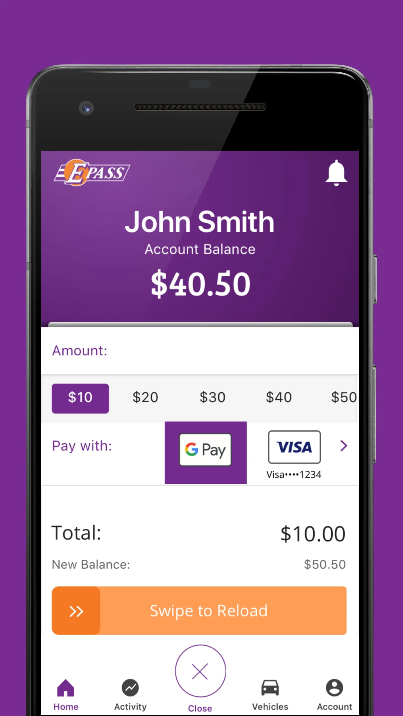 E-PASS Toll App