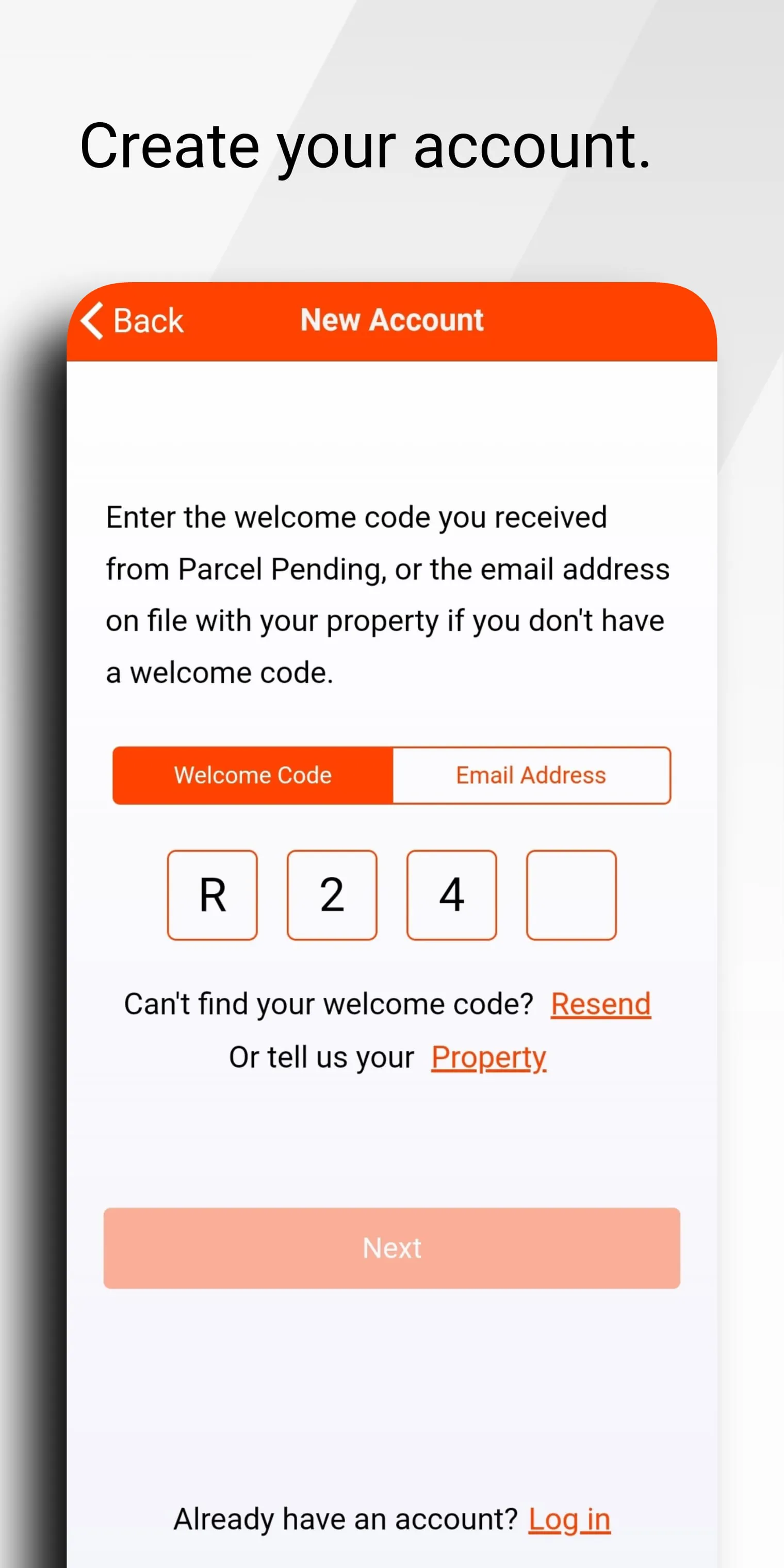 Parcel Pending