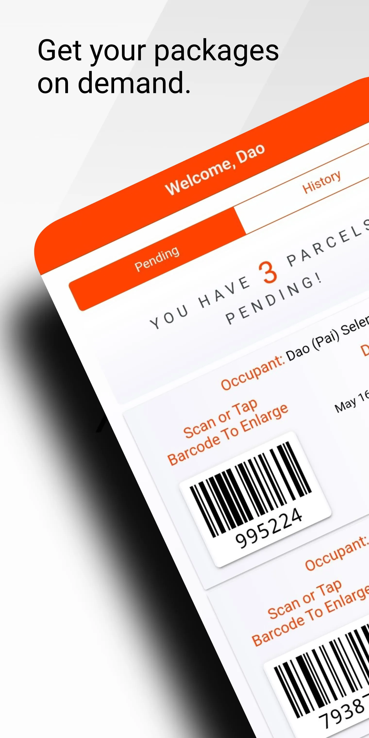 Parcel Pending