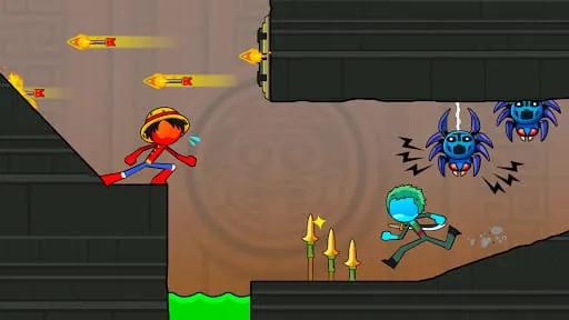 Fire and Water Stickman 2
