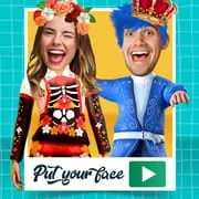 Christmas Face - Photo dance