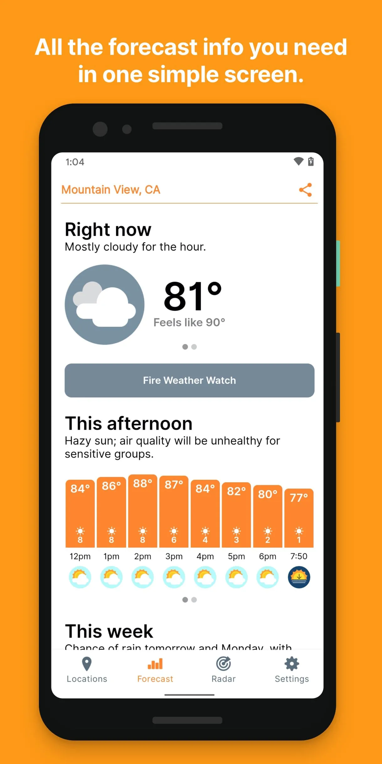 Hello Weather