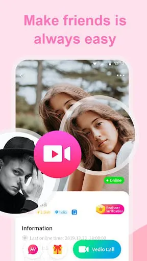 Pink – chat and call