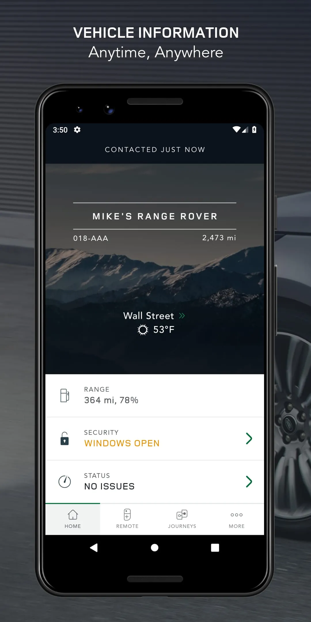 Land Rover Remote