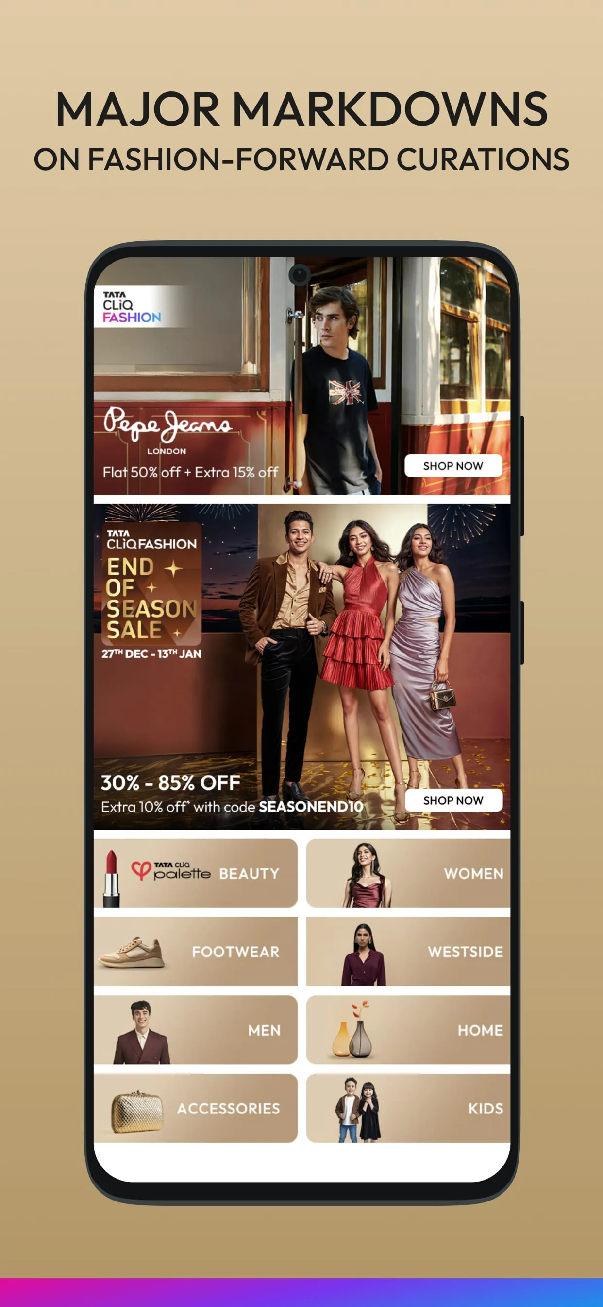 Tata CLiQ Fashion Shopping App