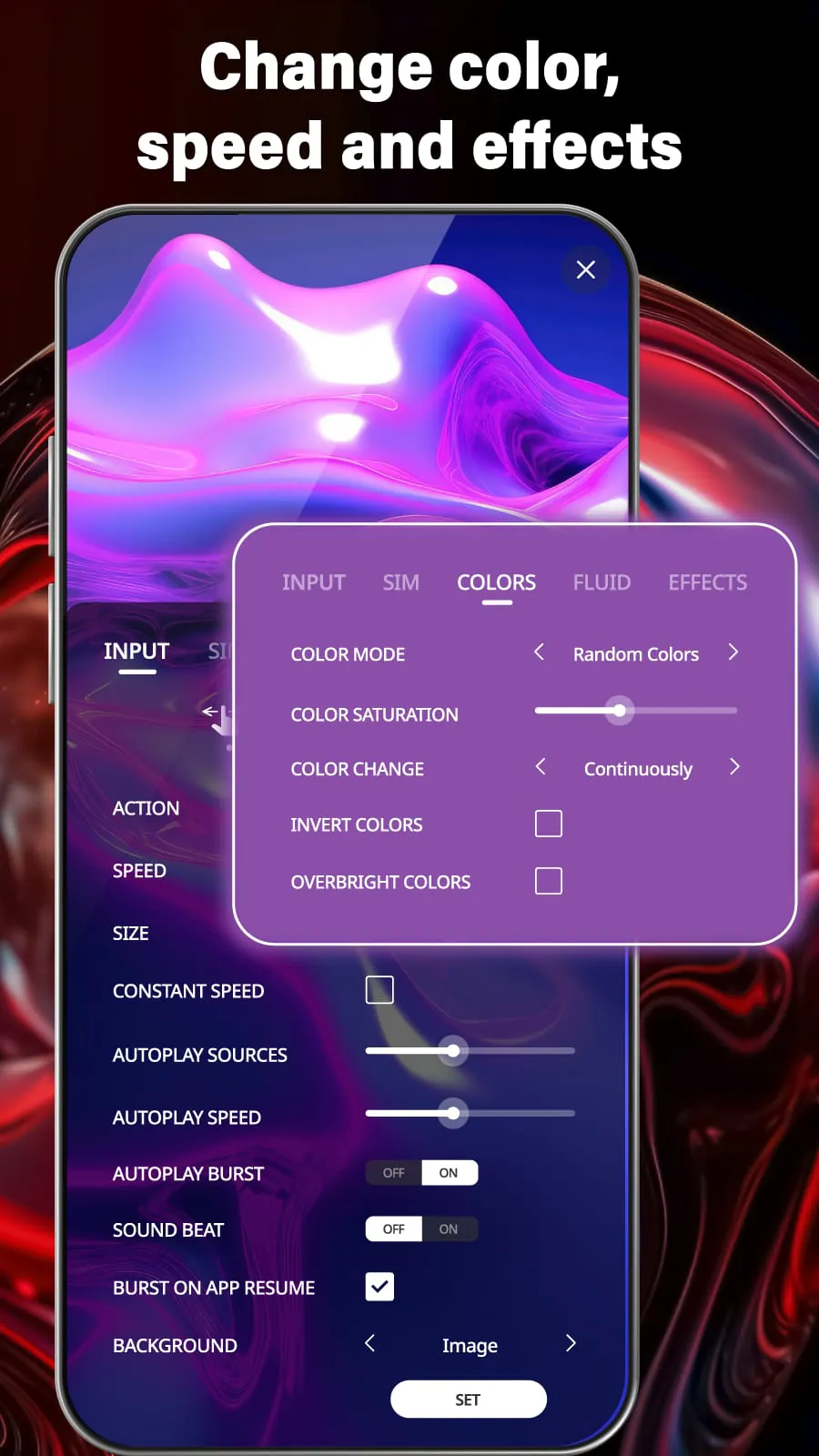 Magic Fluids: Fluid Wallpaper