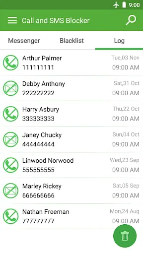 Call & SMS Blocker - Blacklist