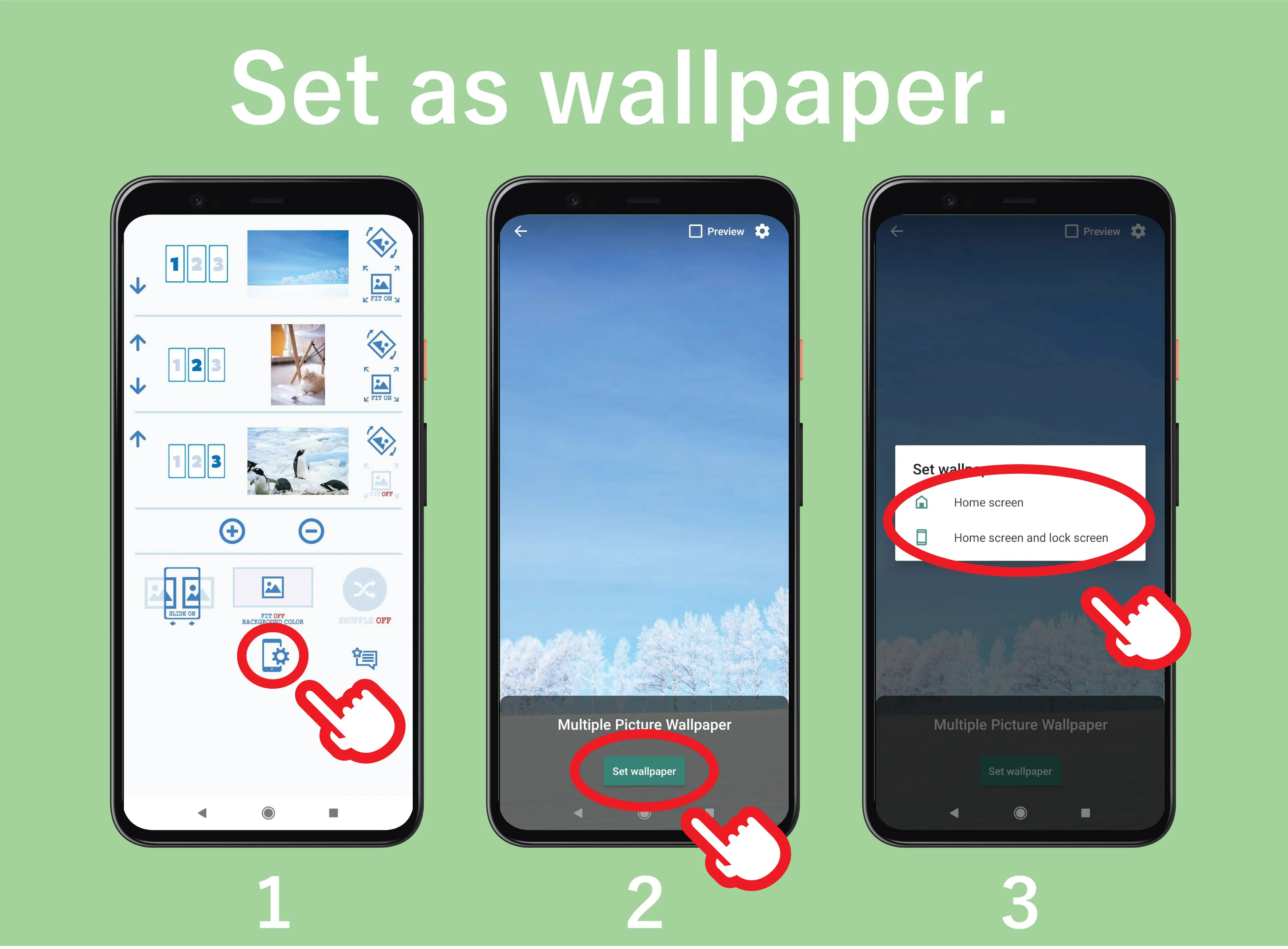 Multiple Picture Wallpaper