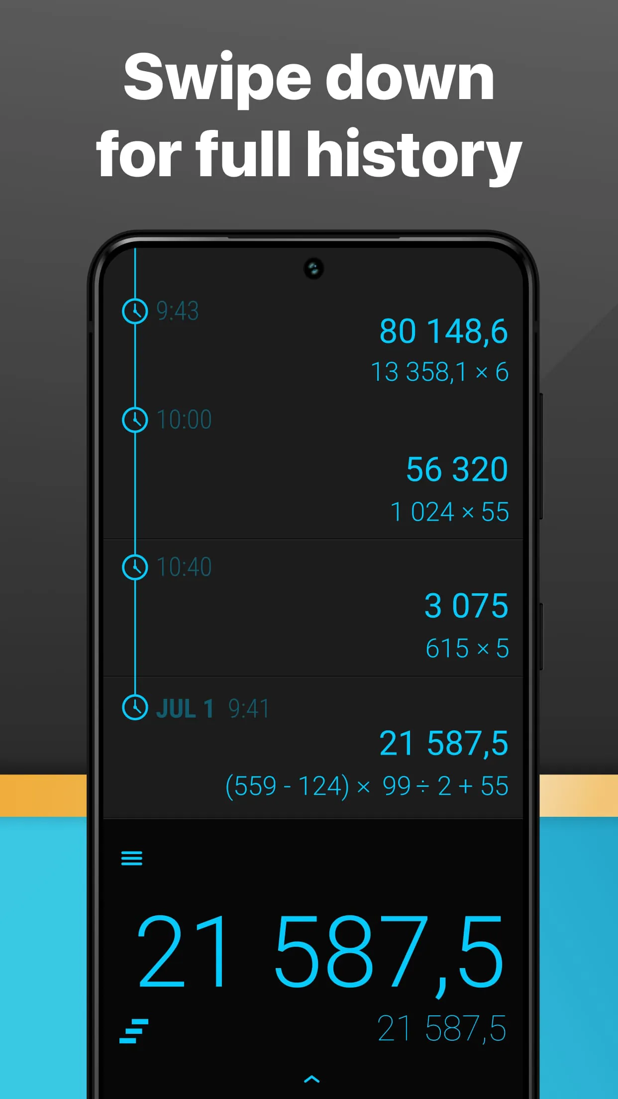 CALCU Stylish Basic Calculator