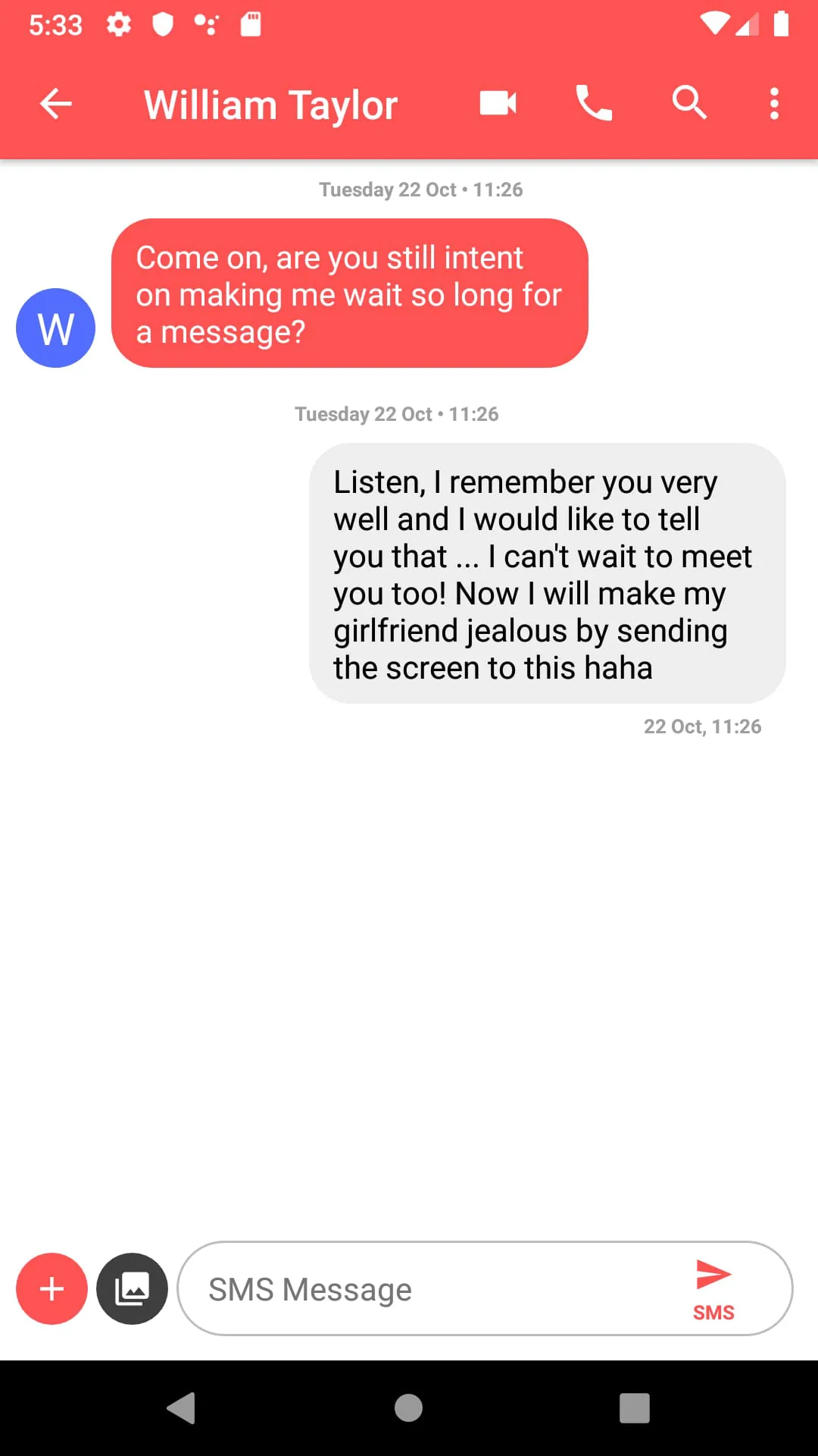 Fake Text Message 2024