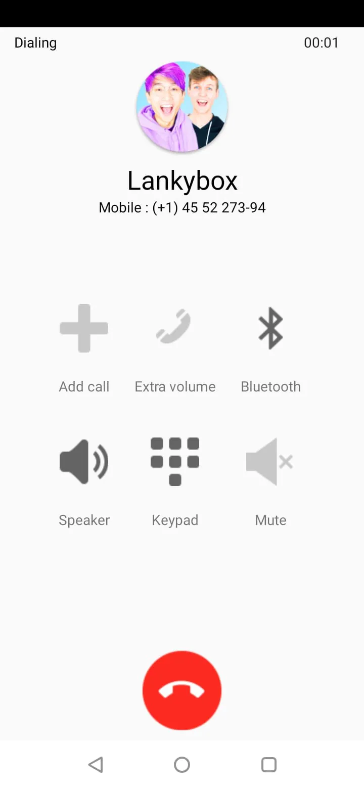 Lankybox Fake Video Call - Lan