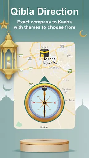Prayer Time, Azan Alarm, Qibla