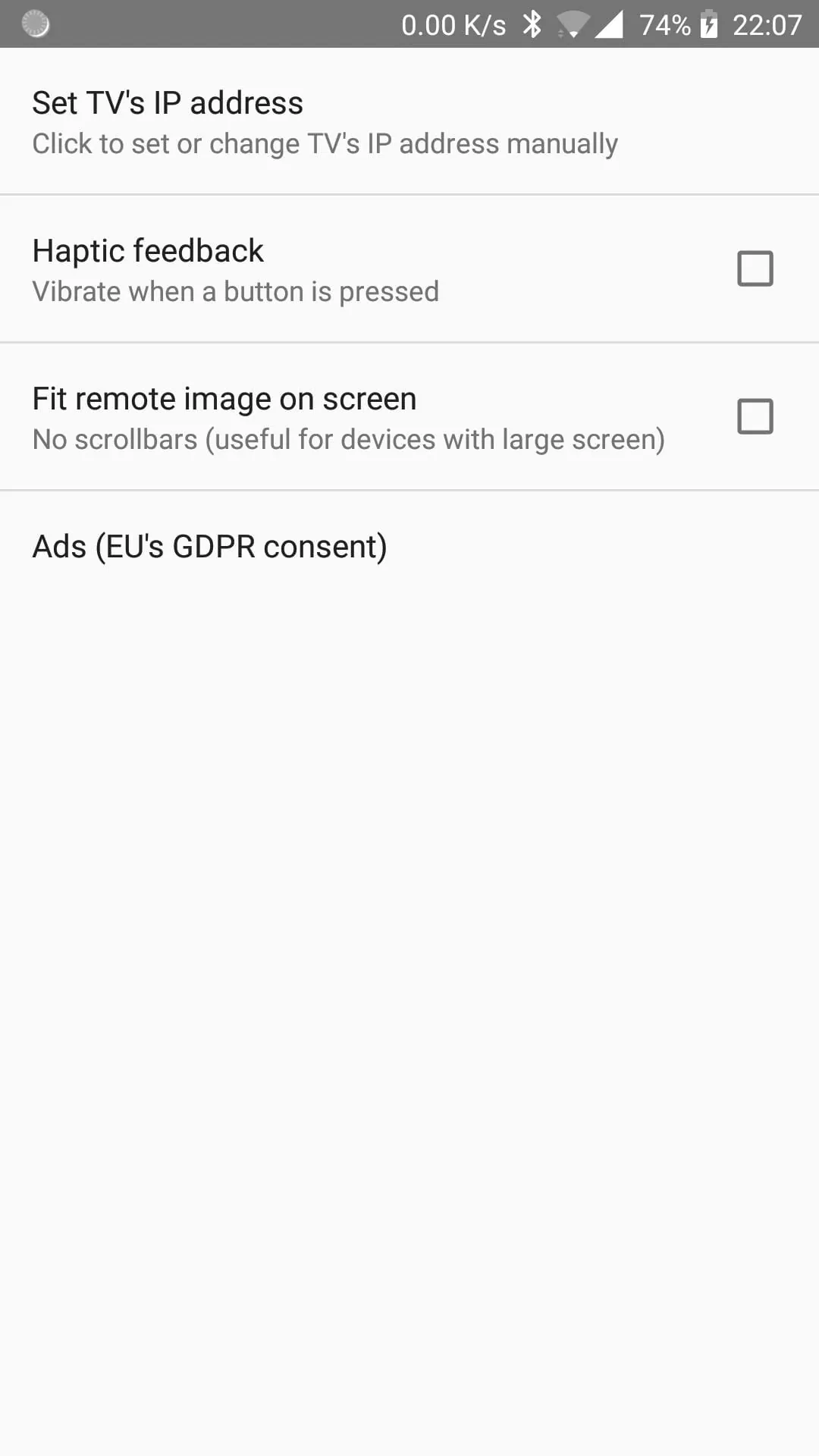 TV Remote for Samsung TV