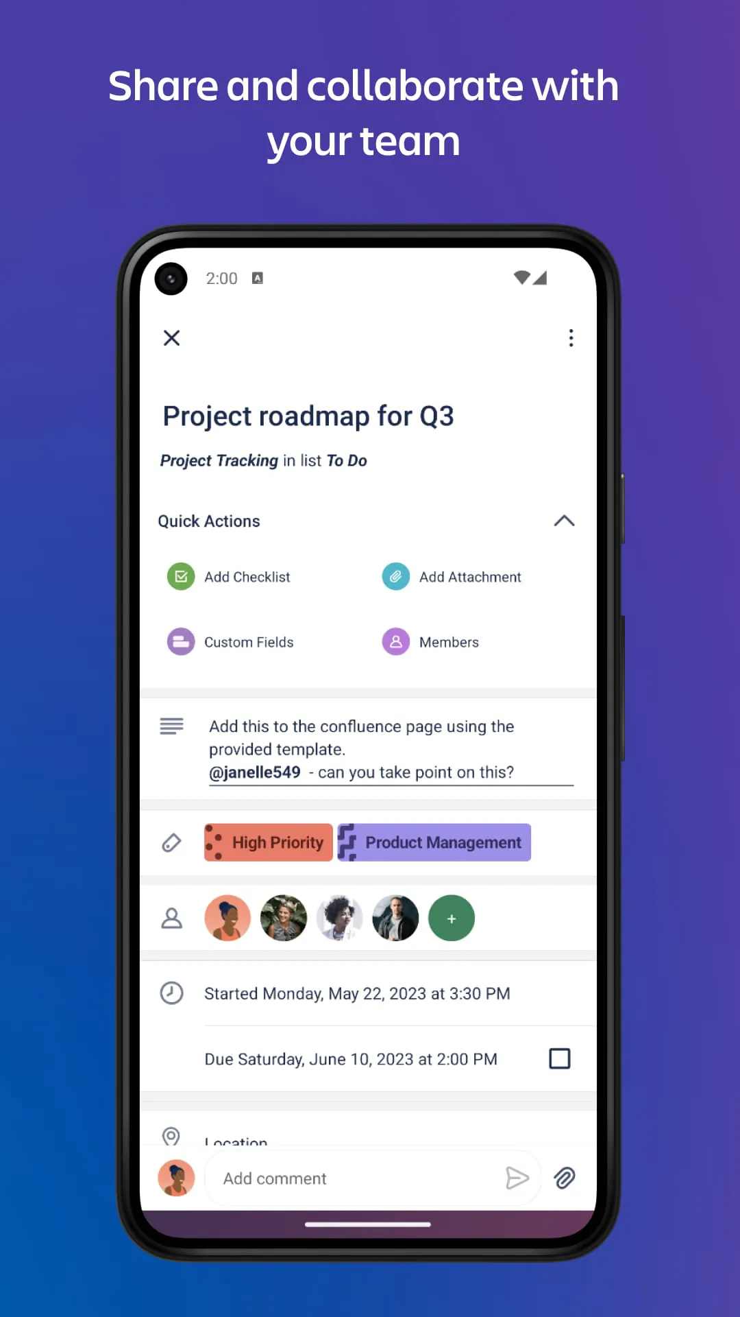 Trello: Manage Team Projects