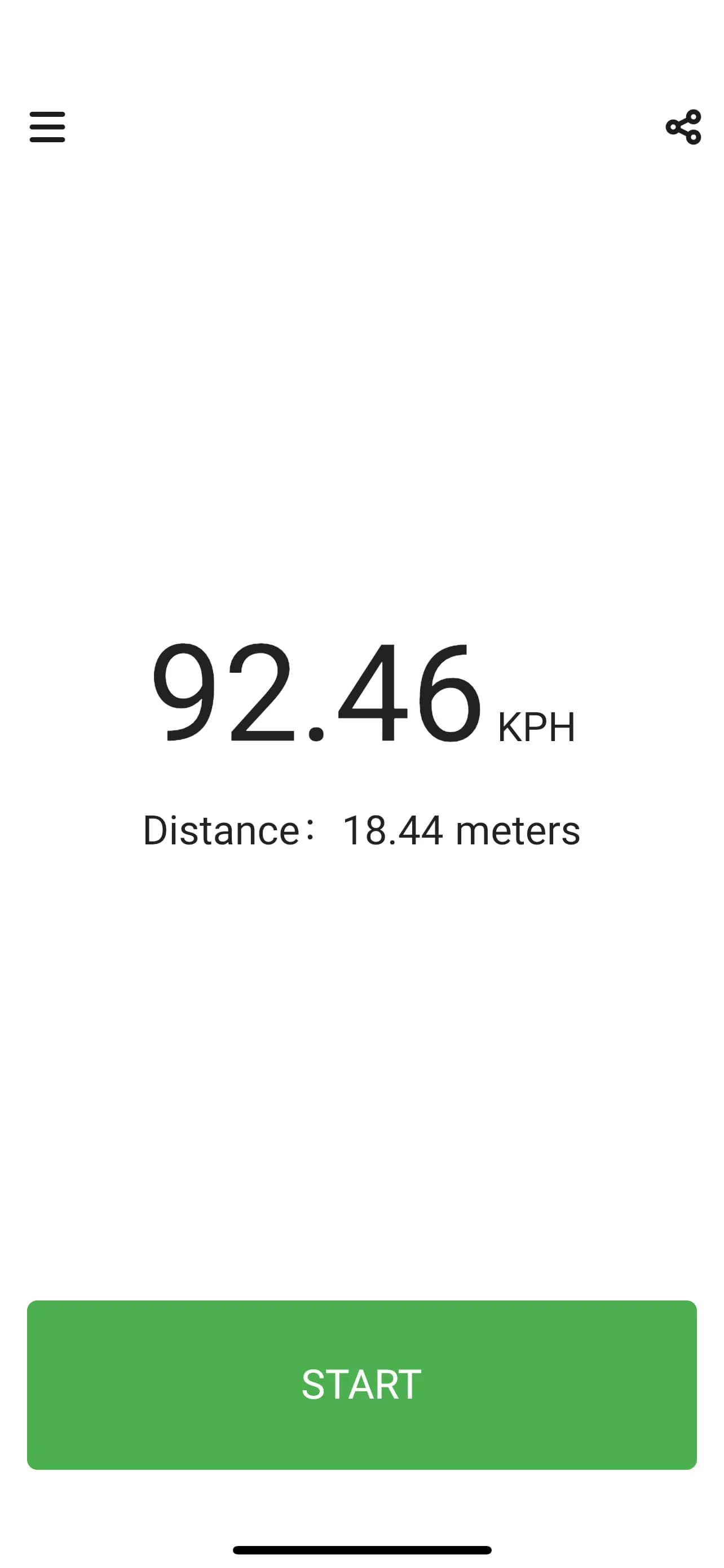 Simple Speed Gun