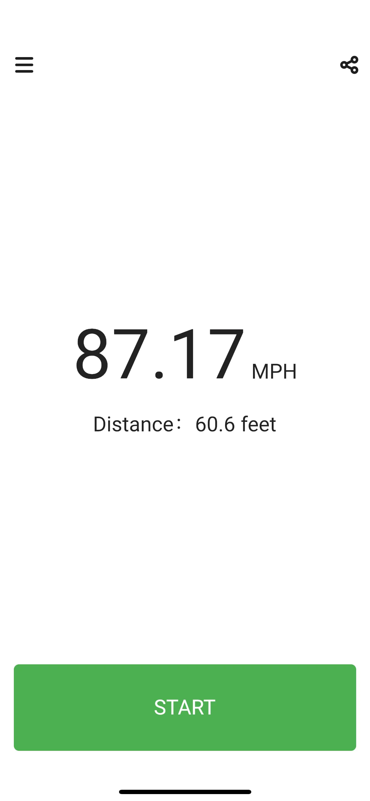 Simple Speed Gun