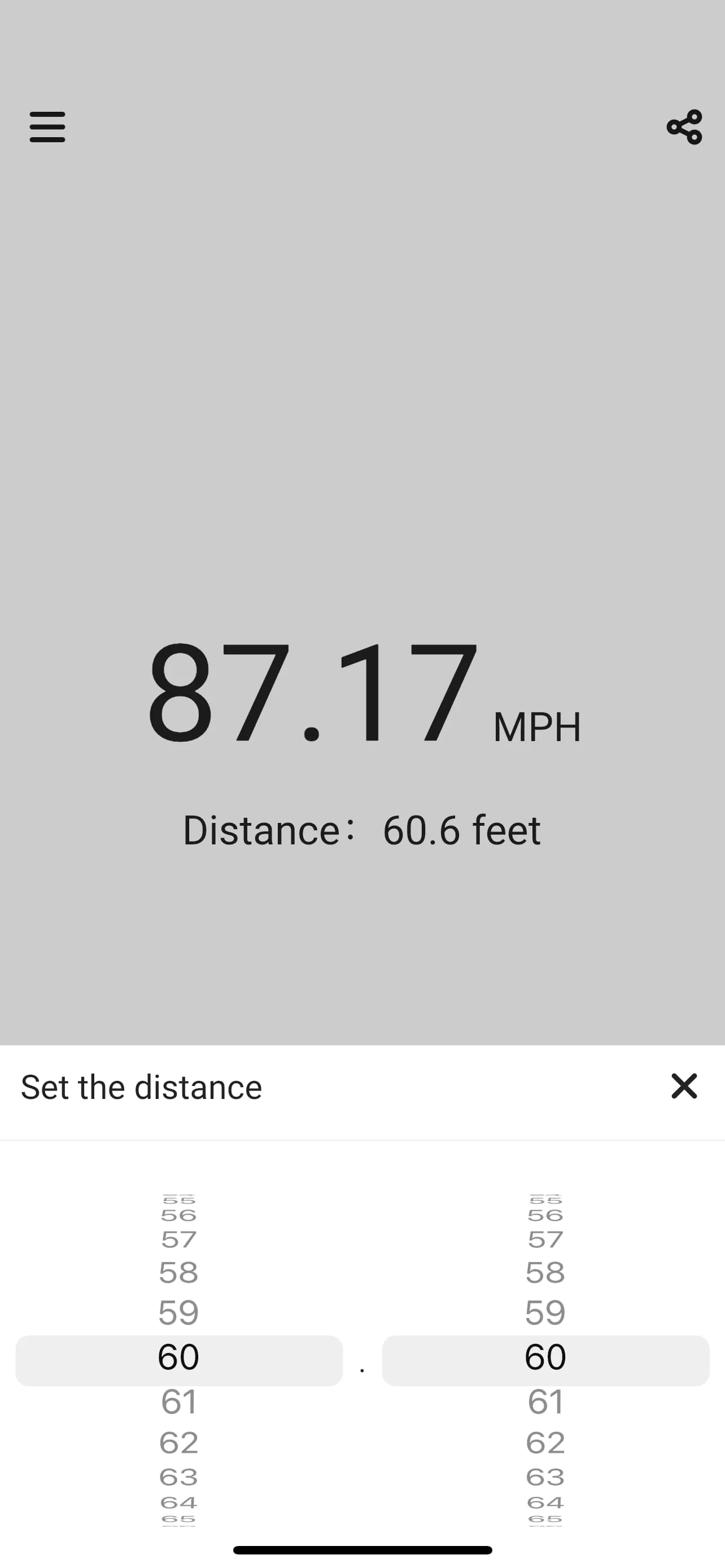 Simple Speed Gun