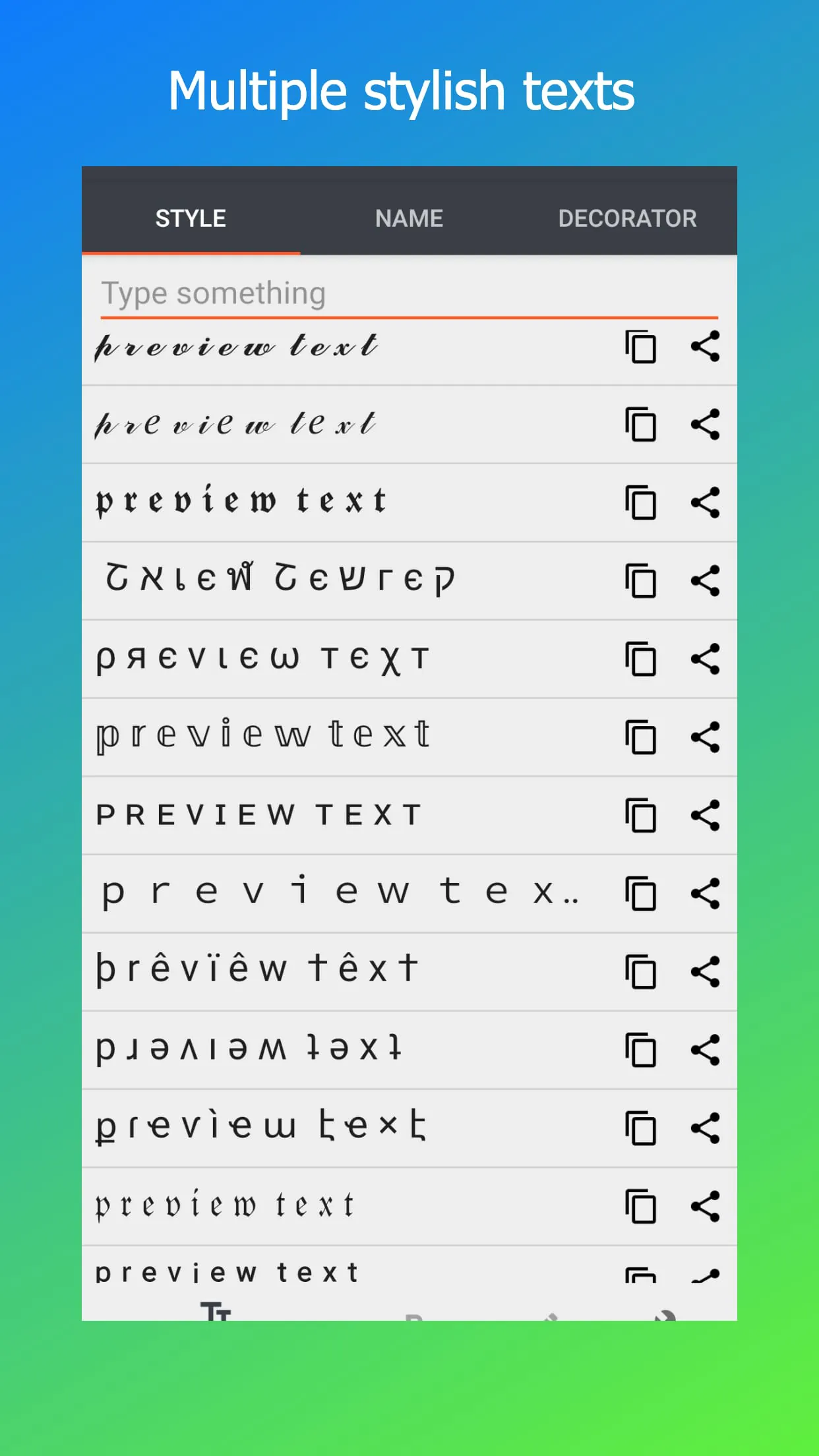 Stylish Text
