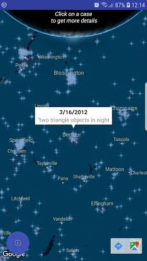 UFO: The USA map