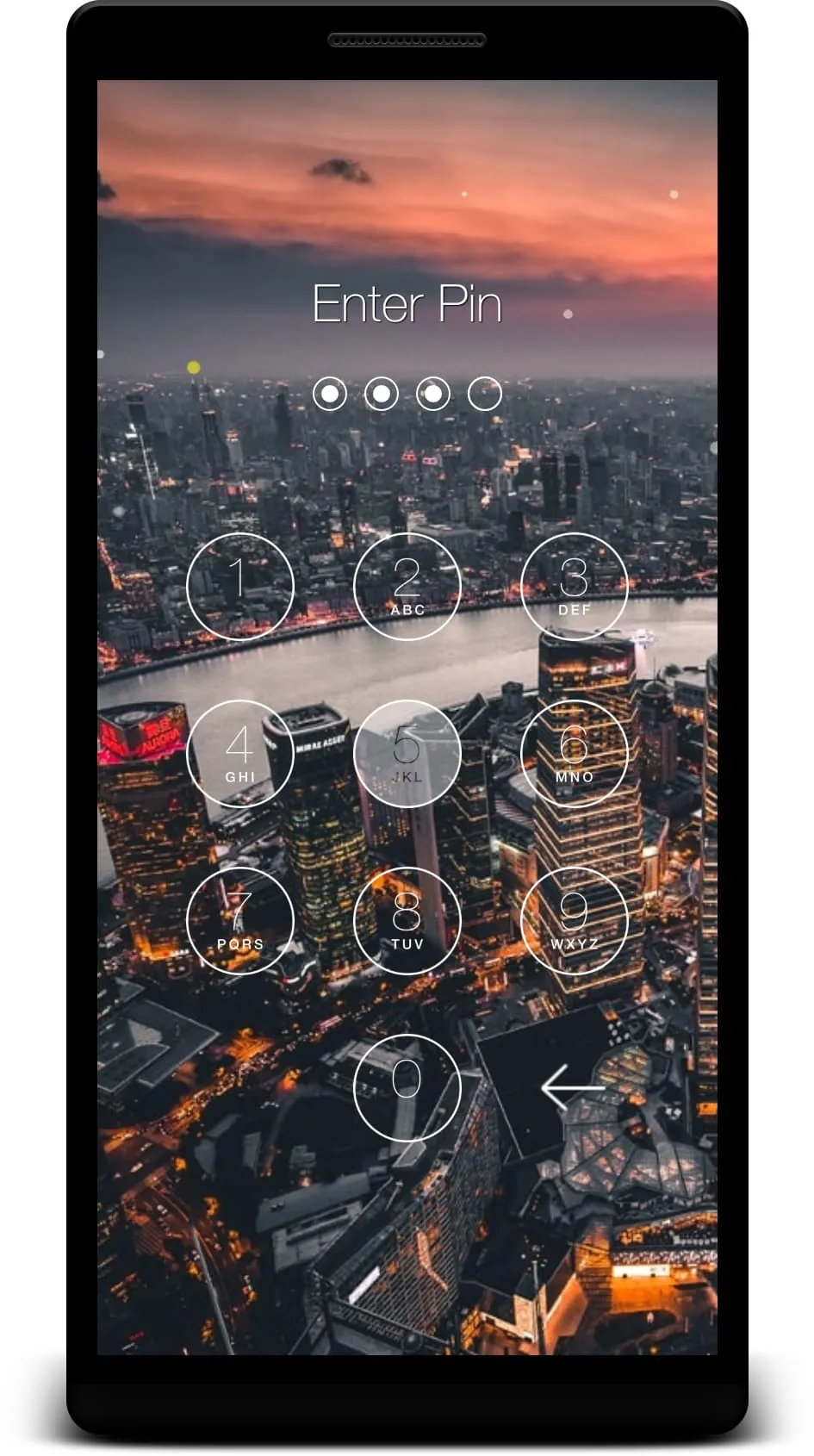 Keypad Lock Screen