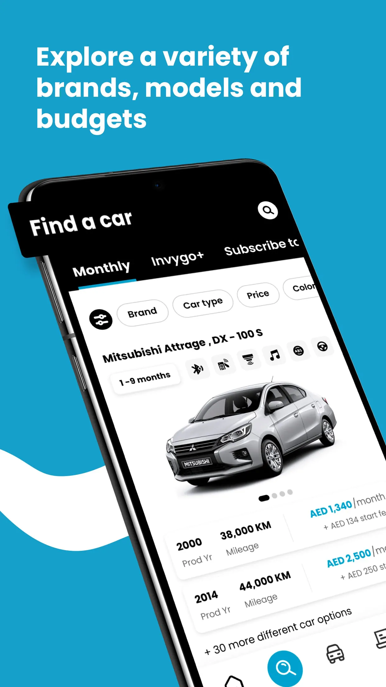 invygo - monthly car rental