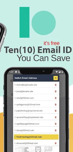 tMail - Temporary Email