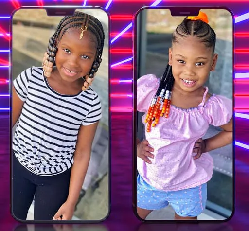 African Kids Braid Hairstyle