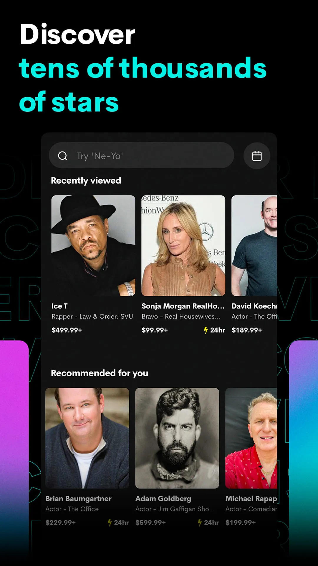 Cameo - Personal celeb videos