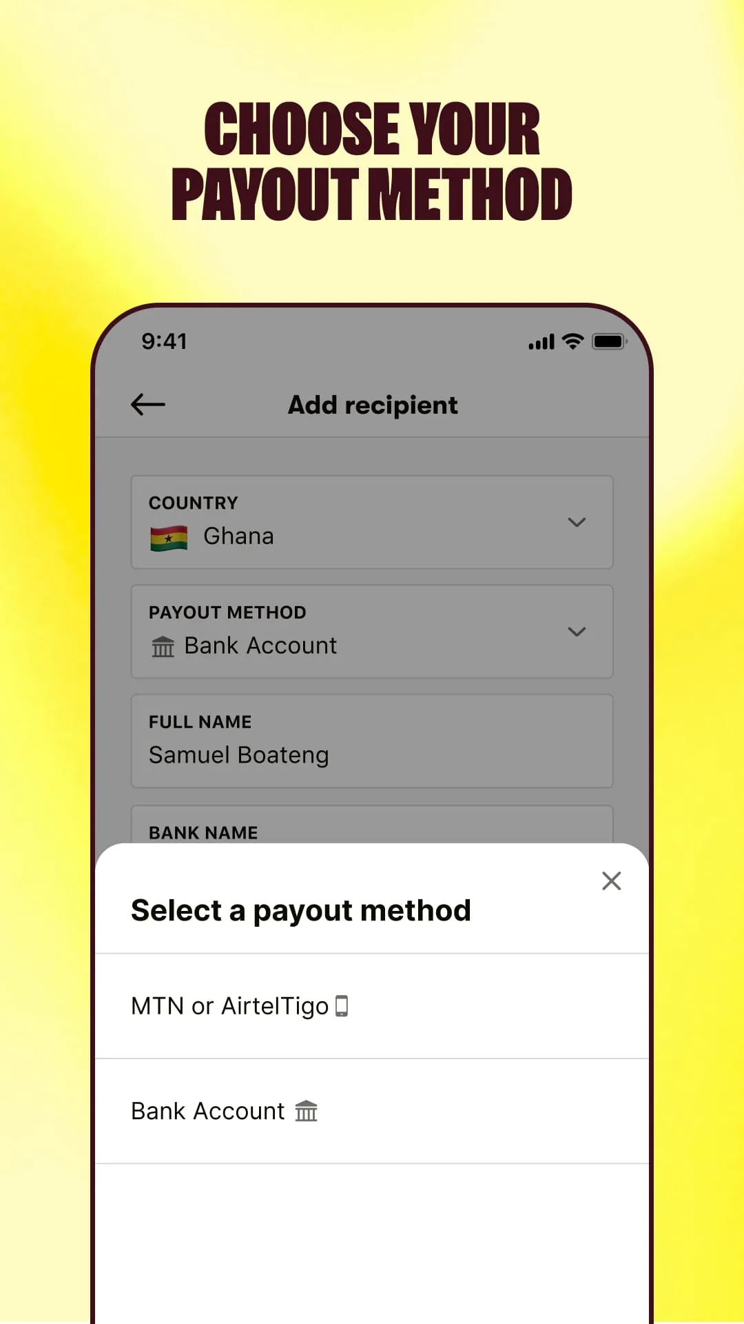 Sendwave—Send Money