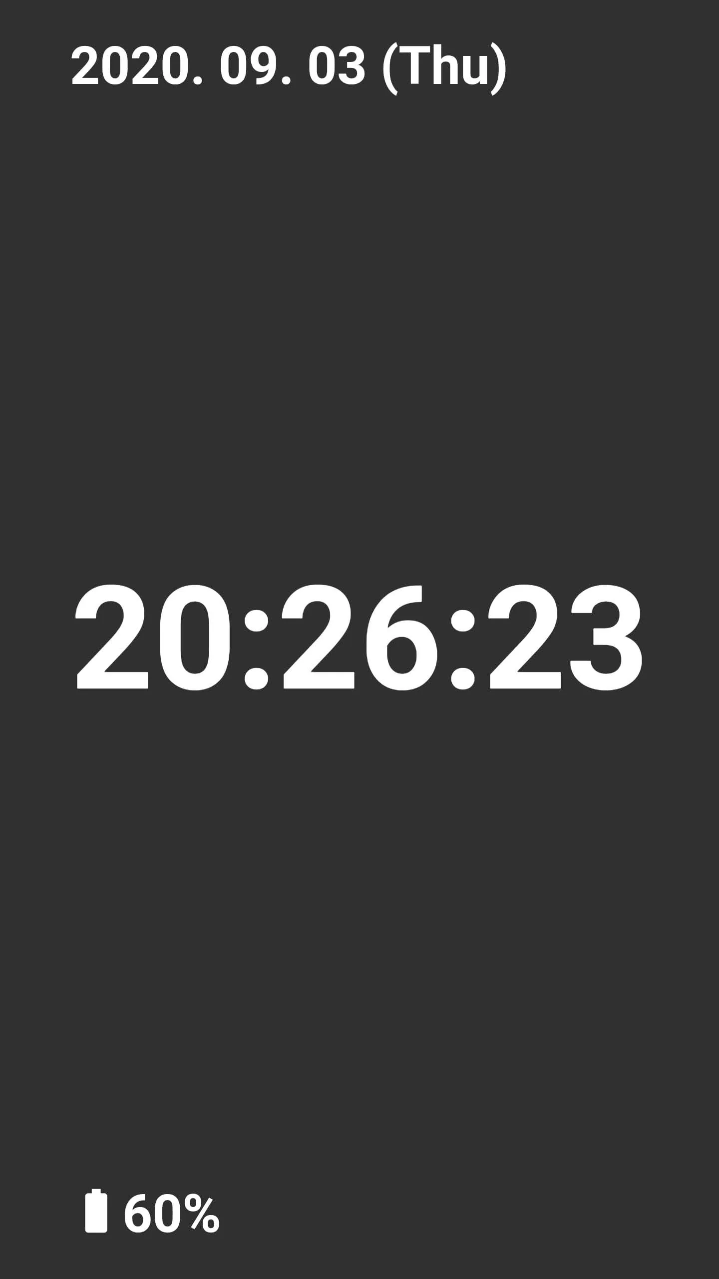 Digital Table Clock