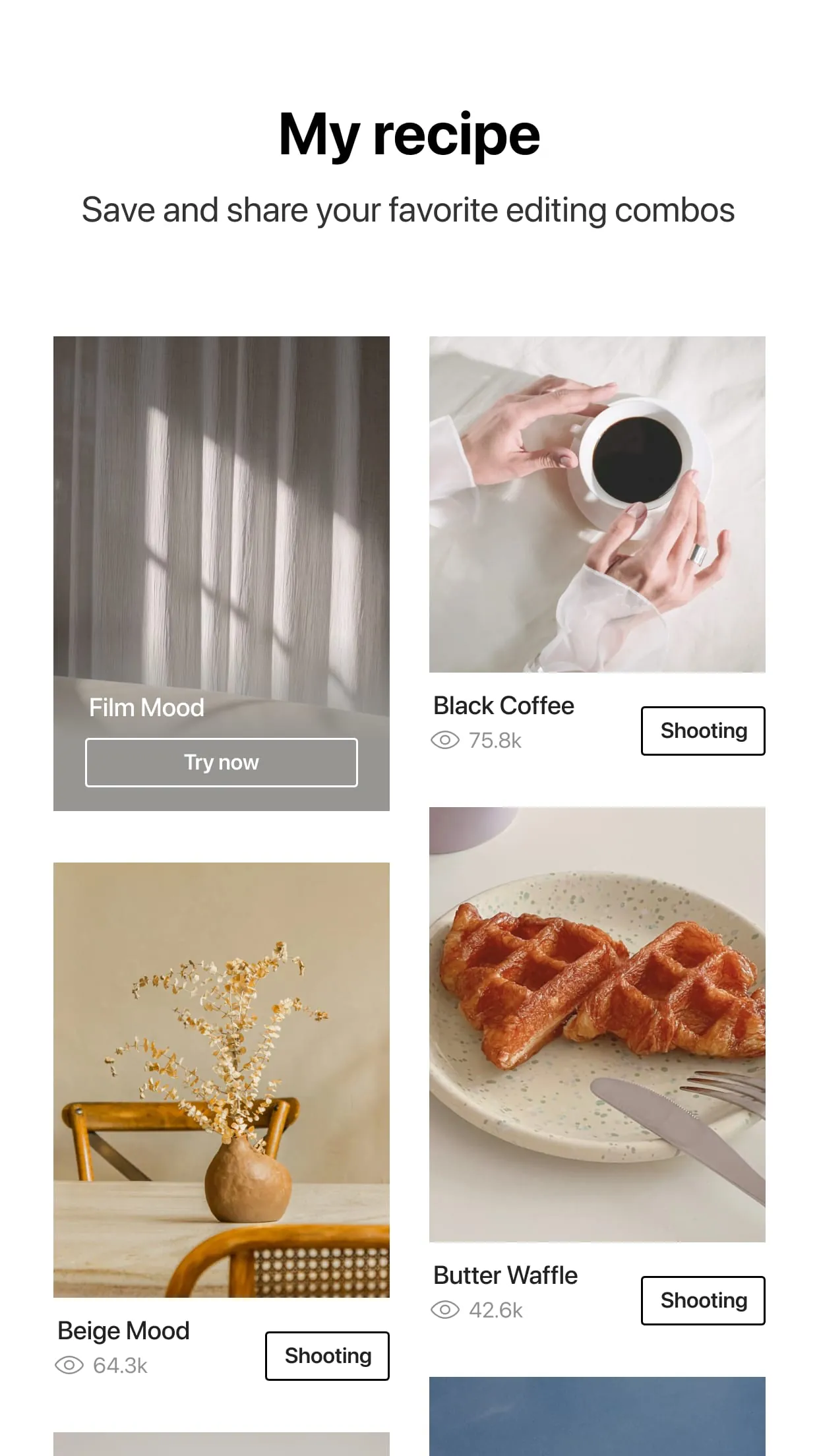 Foodie - Filter & Film Camera