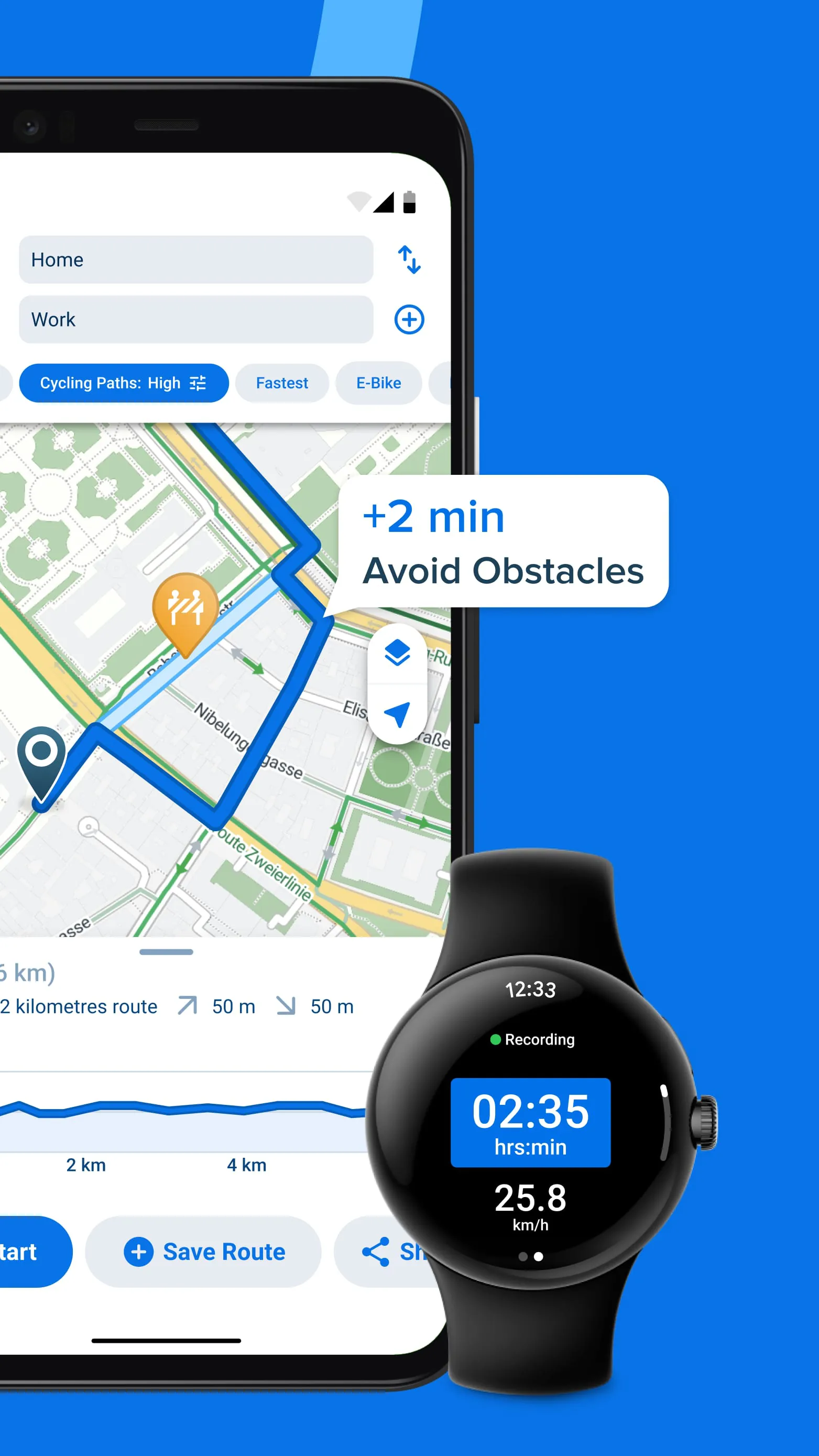 Bikemap: Cycling Tracker & GPS