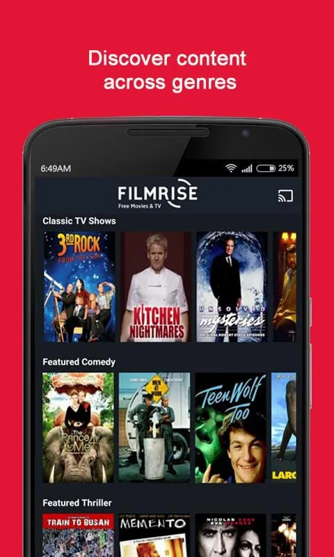 FilmRise - Movies and TV Shows