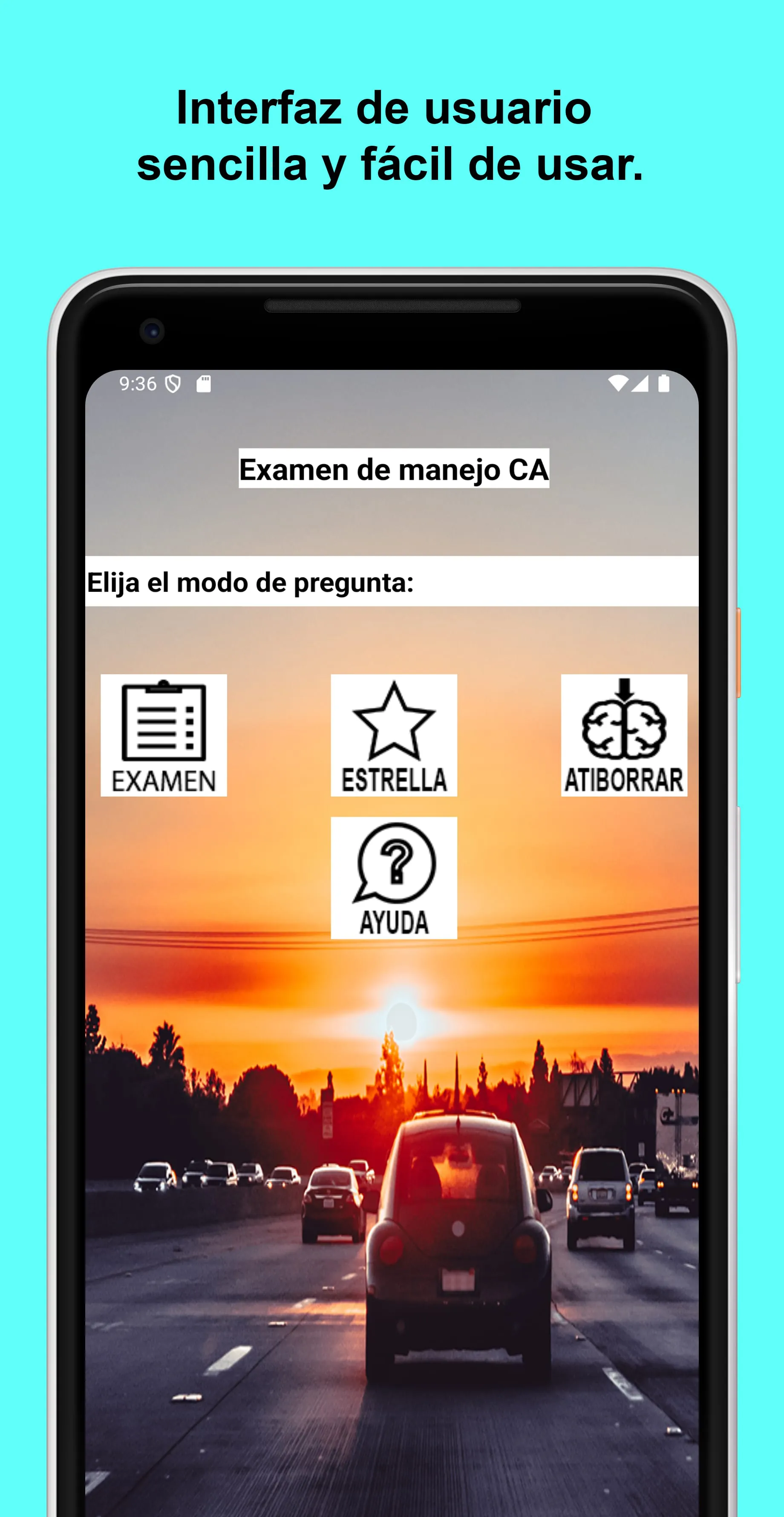 Examen de manejo DMV CA 2024