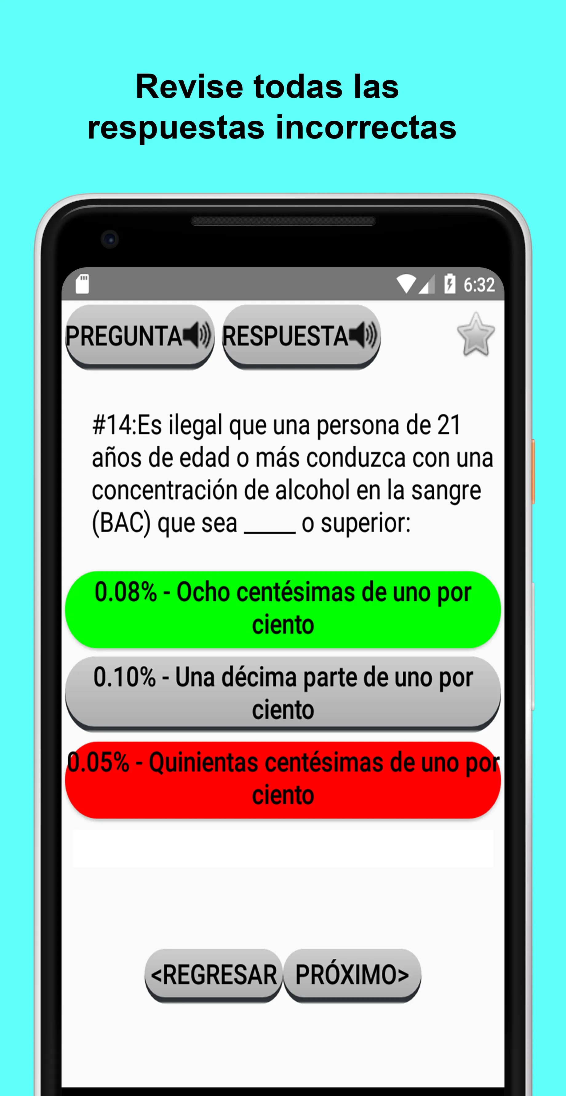Examen de manejo DMV CA 2024