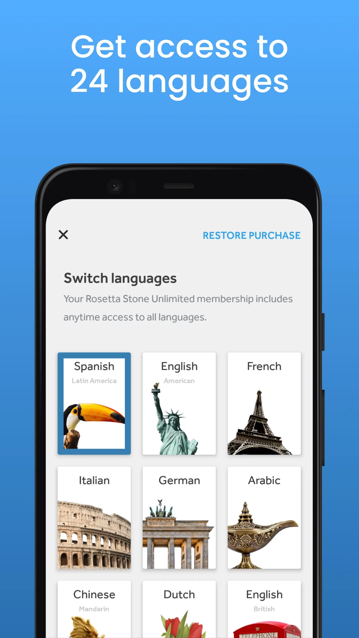 Rosetta Stone: Learn, Practice