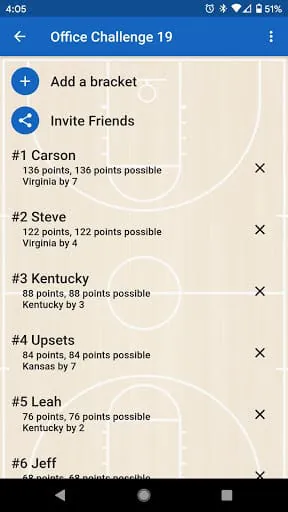 Bracket Tracker