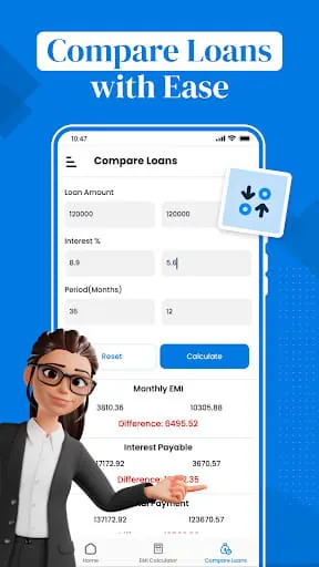 Loan, EMI Calculator, Mortgage