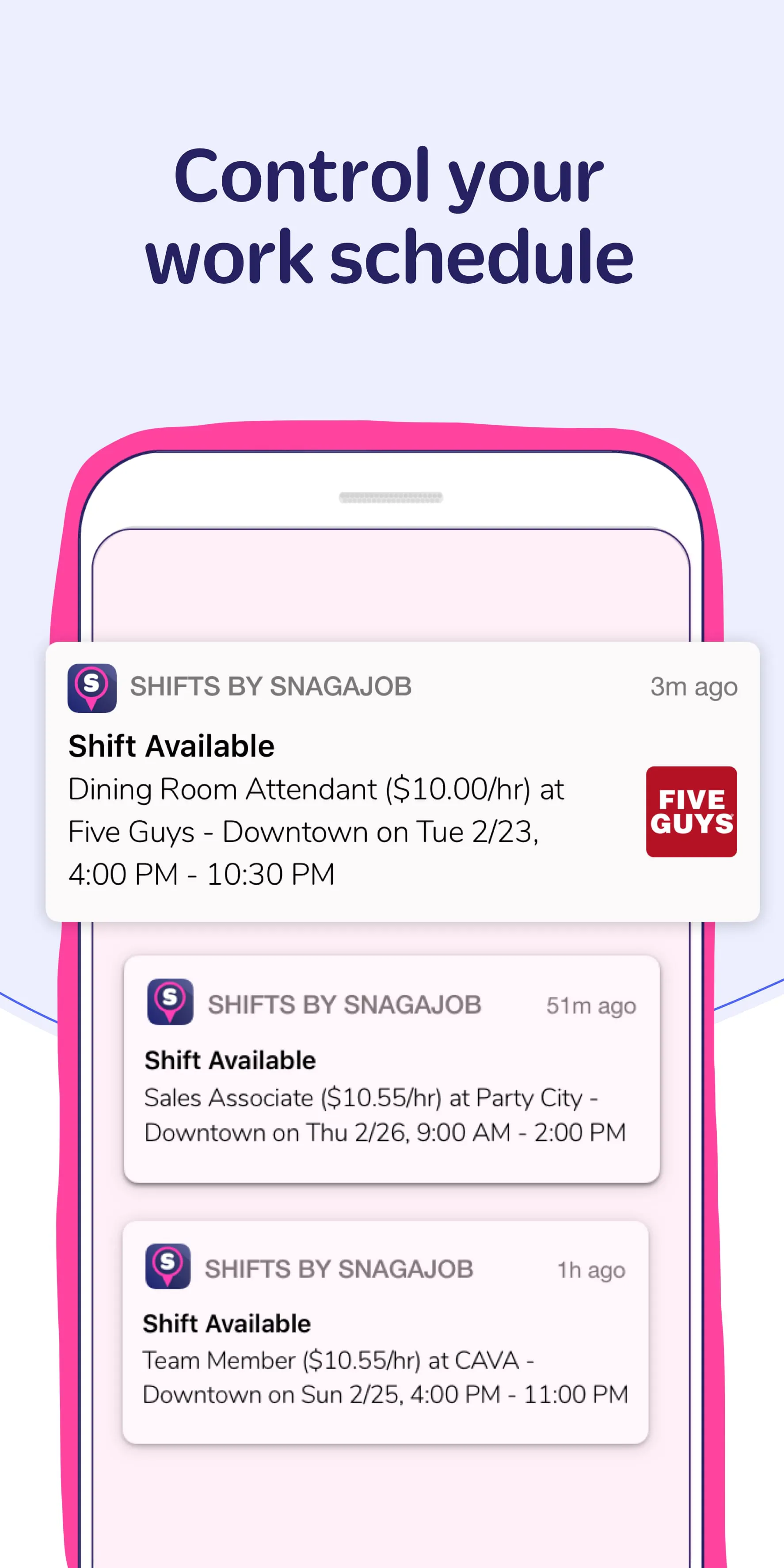Shifts by Snagajob