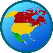 Map of North America