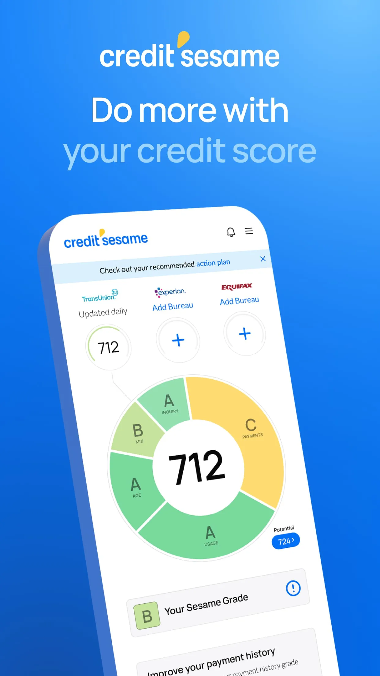Credit Sesame: Grow your score