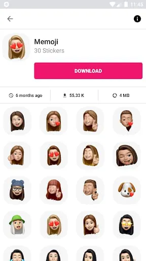 3D Emojis Stickers - WASticker