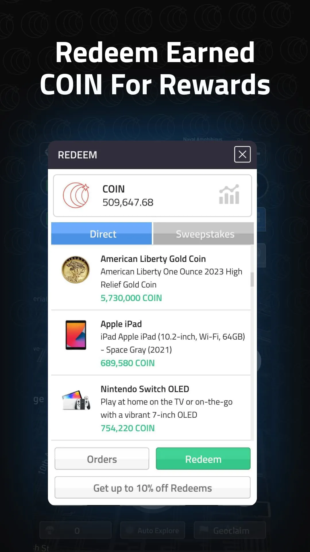 COIN: Always Be Earning