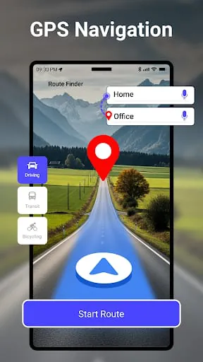 GPS Navigation & Map Direction