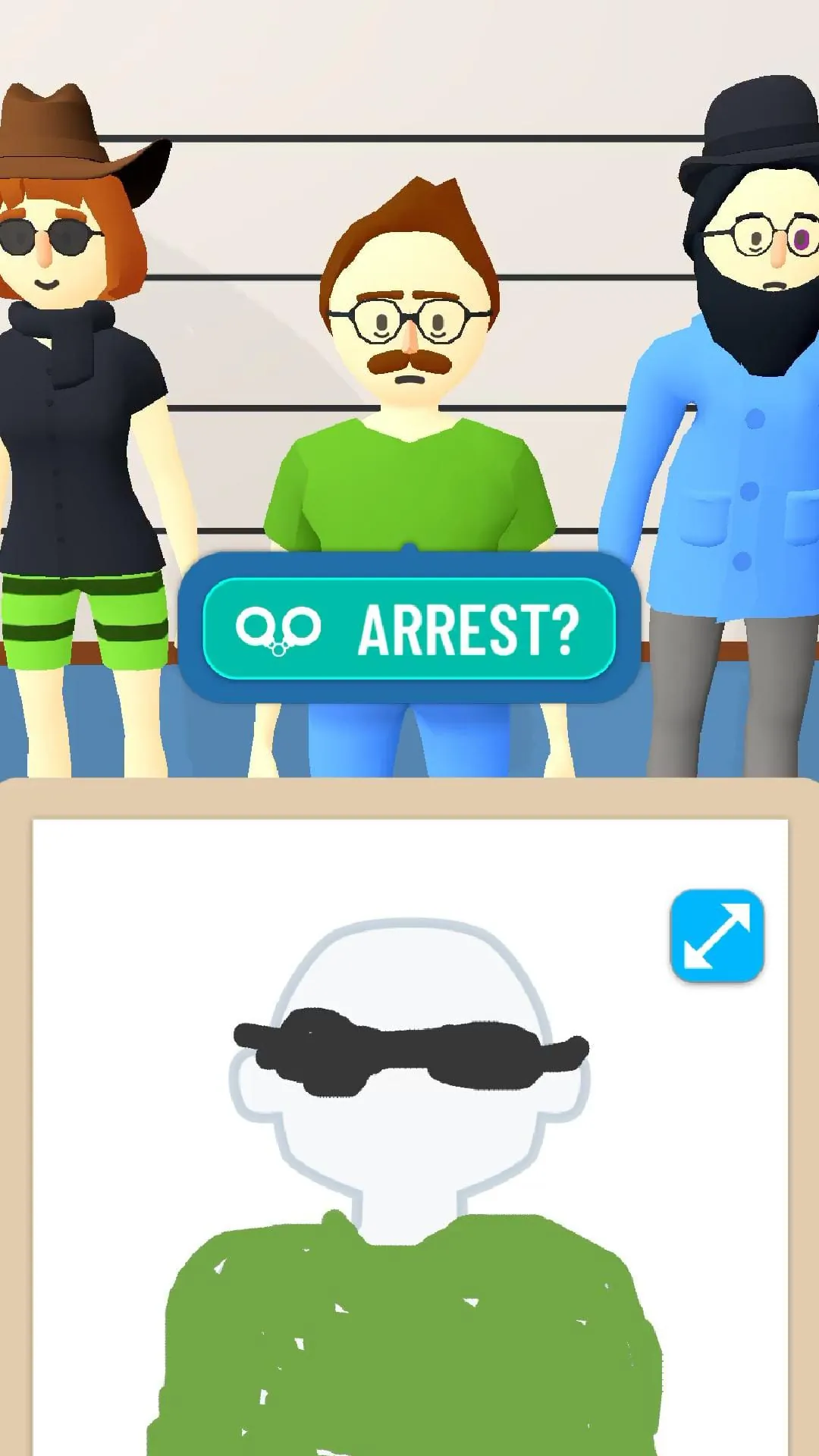 Line Up: Draw the Criminal